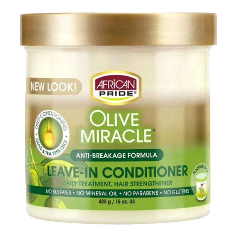 Africa Pride Olive miracle leave-in conditioner anti casse