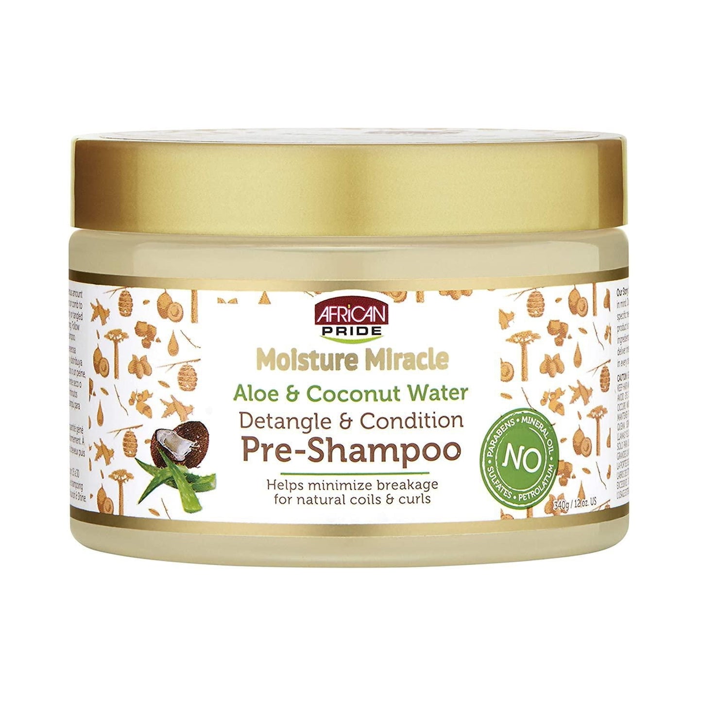 African pride moisture Miracle Aloe vera et coconut/ pre-Shampoo