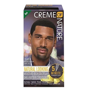 Crème Of Nature -coloration noire naturel , hydratant avec beurre de Karité