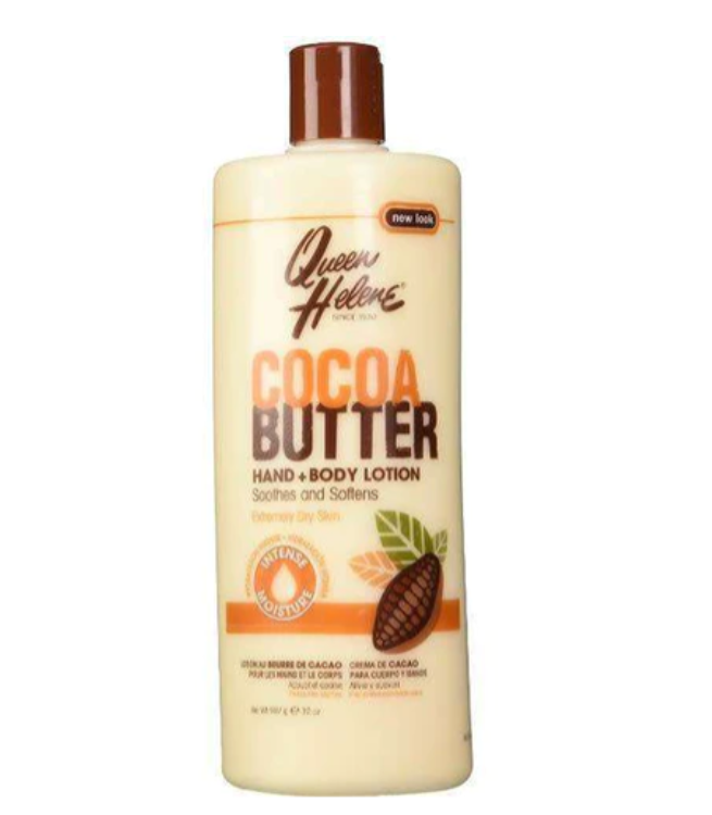 Queen Helene - Cocoa butter - Lotion pour le corps et les mains/ 32 oz et 16 oz