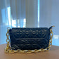 Sac à main - Noir avec chaîne en or