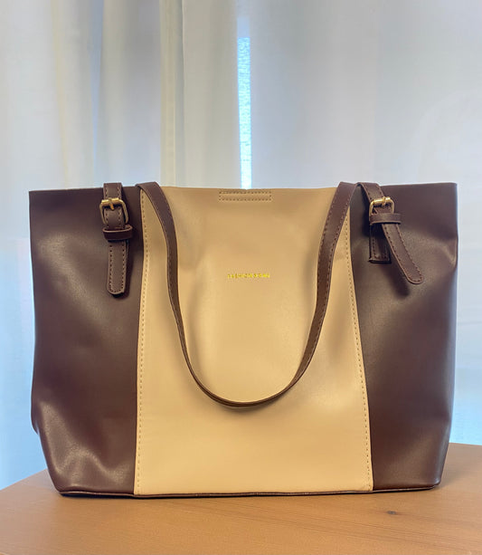 Grand Tote Bag - Rose et Brun