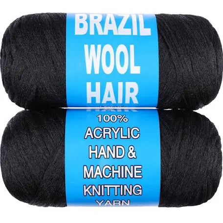 Laine brésilienne pour cheveux