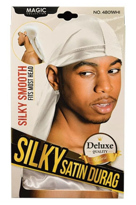 Magic Collection - Silky Satin Durag WHITE