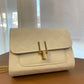 Petit sac à main - Blanc avec chaîne en or