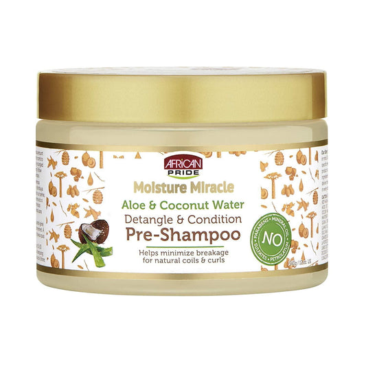 African pride moisture Miracle Aloe vera et coconut/ pre-Shampoo