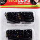 MAGIC - BLACK 12pcs Wig Clips [Large]