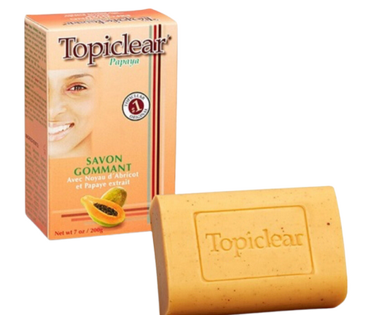 Topiclear - Papaya exfoliate soap