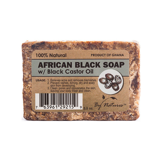 By natures  African black soap  Black Castor Oil