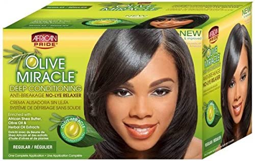 African Pride Olive Miracle Deep Conditioning Relaxer (Regular)