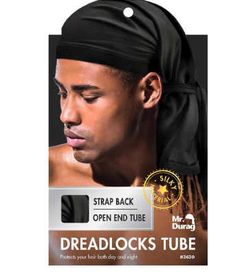 Mr Durag Dreadslocs Tube - black