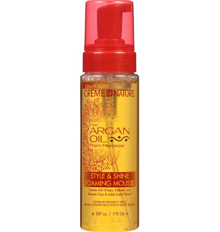 Creme of Nature Argan oil Foaming mousse