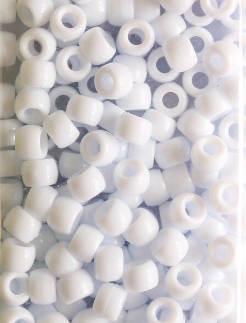 Tara Hair Beads white