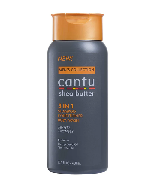 Cantu Men 3 in 1 shampoo, conditioner & body wash