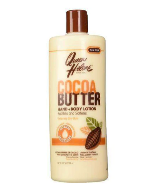 Queen Helene - Cocoa butter - Crème pour le corps et le visage, 32 oz et 15 oz