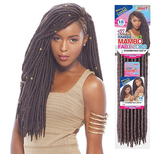 Janet - Mambo Faux Locs  - 18''