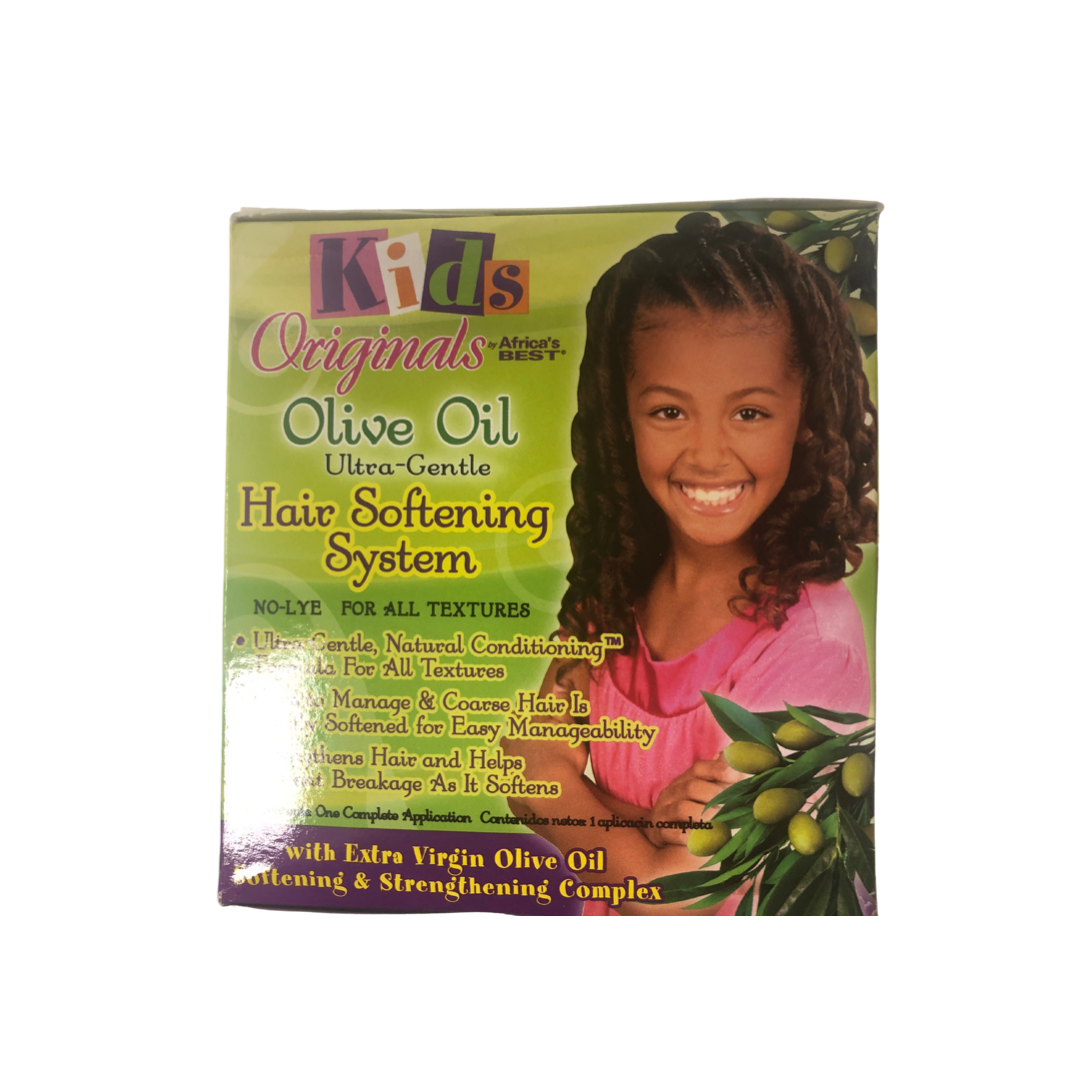 Africa's Best Kids Originals Olive Oil Hair Softening Kit