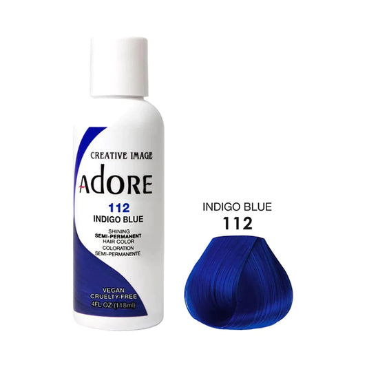 Adore INDIGO BLUE Semi Permanent Hair Color