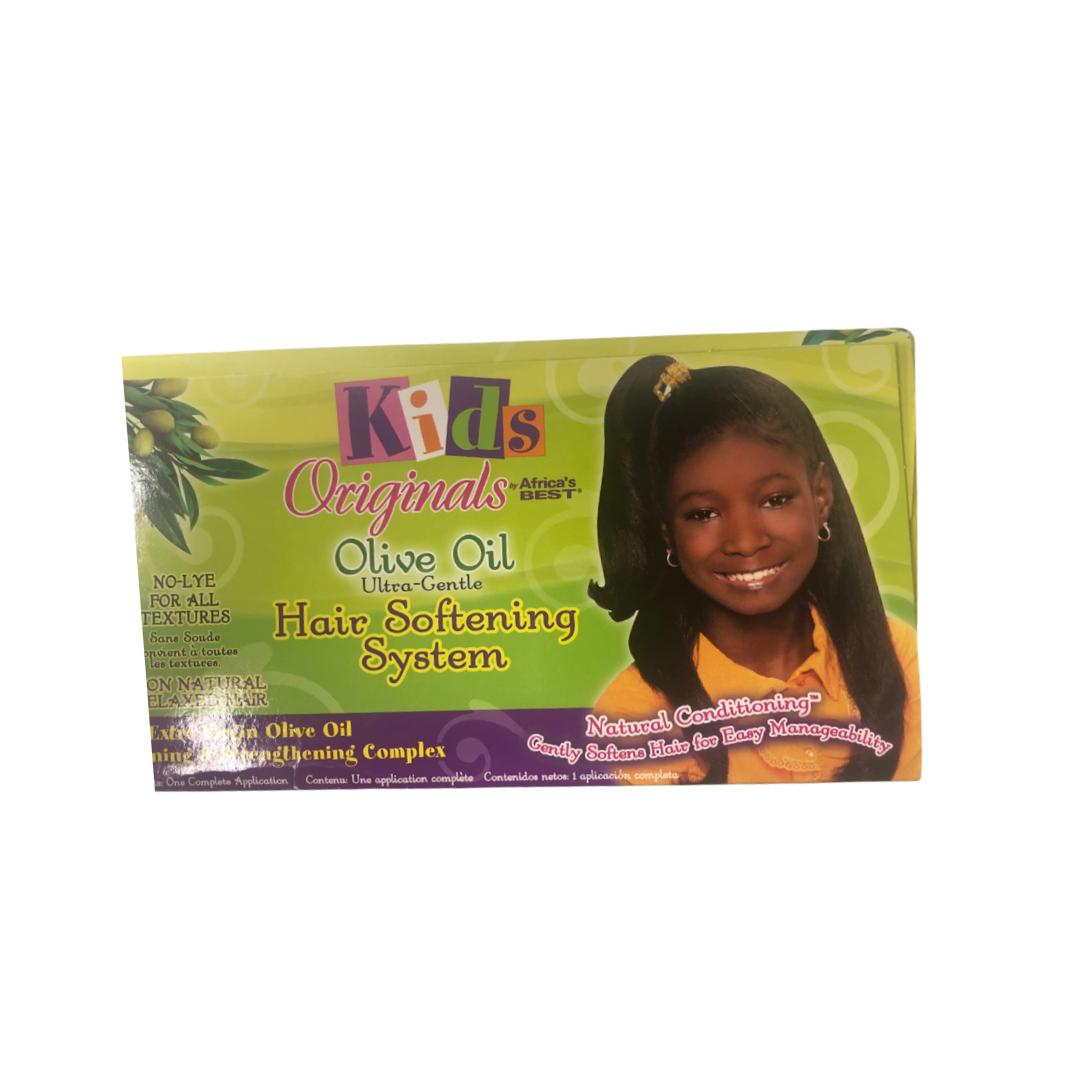 Africa's Best Kids Originals Olive Oil Hair Softening Kit