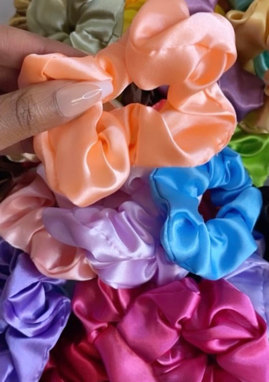 Scrunchie en satin